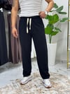 Giesto Siyah Jogger Keten
