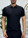 Hawking Siyah Polo Yaka