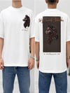 SAW Beyaz Nakışlı Amerikan Oversize T-Shirt