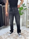 WE11 Siyah Baggy Jean