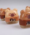 Capybara Figürlü Çift Girişli Hazneli Kalemtıraş