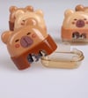 Capybara Figürlü Çift Girişli Hazneli Kalemtıraş