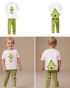 Cg Kids Avacado Baby Deyaylı Kız Çocuk Taytlı Alt Üst Takım