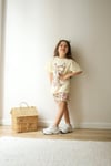 Cg Kids Bambi Şort ve Tshirt Kız Çocuk Alt Üst Takım Süper Kalite Canlı Renkler