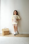 Cg Kids Bambi Şort ve Tshirt Kız Çocuk Alt Üst Takım Süper Kalite Canlı Renkler