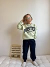Cg Kids Boston Kabartma Baskılı Fıstık Yeşil Lacivert Şardonlu Süper Kalite Alt Üst Takım