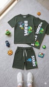 Cg Kids Brawl Stars Erkek Çocuk Tshirt & Şort Alt Üst Takım Sırt Baskı Detay