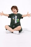 Cg Kids Brawl Stars Erkek Çocuk Tshirt & Şort Alt Üst Takım Sırt Baskı Detay