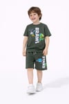 Cg Kids Brawl Stars Erkek Çocuk Tshirt & Şort Alt Üst Takım Sırt Baskı Detay