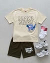 Cg Kids Brawl Stars Erkek Çocuk Tshirt & Şort Alt Üst Takım Sırt Baskı DETAY
