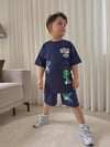 Cg Kids Brawl Stars Karakterleri Erkek Çocuk Tshirt & Şort Alt Üst Takım Sırt Baskı Detay
