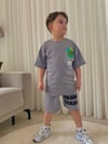 Cg Kids Brawl Stars tshirt ve şort alt üst takım sırt baskı detaylı
