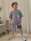 Cg Kids Brawl Stars tshirt ve şort alt üst takım sırt baskı detaylı