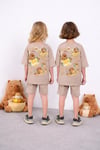 Cg Kids Capybara Unisex Kız Çocuk & Erkek Çocuk Alt Üst Takım Süper Kalite Sırt Baskı Detaylı