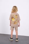 Cg Kids Capybara Unisex Kız Çocuk & Erkek Çocuk Alt Üst Takım Süper Kalite Sırt Baskı Detaylı