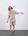 Cg Kids Capybara Unisex Kız Çocuk & Erkek Çocuk Alt Üst Takım Süper Kalite Sırt Baskı Detaylı