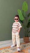 Cg Kids Çizgili Basic Tshirt&Pantolon Alt Üst Takım Süper Kalite