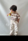 Cg Kids Çizgili Basic Tshirt&Pantolon Alt Üst Takım Süper Kalite