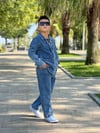 Cg Kids Denim Ceket ve Pantolon Unisex Alt Üst Takım Süper Kalite