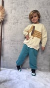 Cg Kids Dog Temalı Mükemmel Baskı Renk Kalitesi Erkek Çocuk 3 İplik Alt Üst Takım