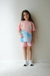 Cg Kids Frozen Elsa Tshirt ve şort Kız Çocuk Alt Üst Takım Süper Kalite