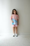 Cg Kids Frozen Elsa Tshirt ve şort Kız Çocuk Alt Üst Takım Süper Kalite
