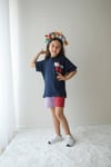 Cg Kids Hello Kitty Kız Çocuk tshirt ve şort Alt Üst Takım Süper Kalite Kumaş Sırt Baskı Detay şort baskı detay