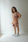Cg Kids Hello Kitty Kız Çocuk tshirt ve şort Alt Üst Takım Süper Kalite Kumaş Sırt Baskı Detay