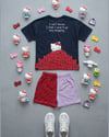 Cg Kids Hello Kitty Kız Çocuk tshirt ve şort Alt Üst Takım Süper Kalite Kumaş Sırt Baskı Detay şort baskı detay