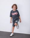 Cg Kids Hot Wheells Erkek Çocuk Tshirt&Şort Alt Üst Takım Sırt Baskı Detaylı