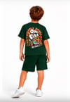 Cg Kids Hot Wheells Erkek Çocuk Tshirt&Şort Alt Üst Takım Sırt Baskı Detaylı Süper Kalite