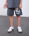 Cg Kids Hot Wheells Erkek Çocuk Tshirt&Şort Alt Üst Takım Sırt Baskı Detaylı
