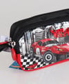 Cg Kids Hot Wheels Kalem Kutusu Çift Fermuar Gözlü Önü Parlak Süper Kalite