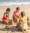 Cg Kids Karpuz Desenli Fırfırlı Arka Çapraz Kız Çocuk Deniz / Plaj Mayosu