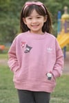 Cg Kids Kuromi Hello Kitty Kız Çocuk 2 iplik Alt Üst Takım Süper Kalite Kumaş Eşofman Baskı Detay