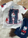 Cg Kids Kuromi Hello Kitty Kız Çocuk Alt Üst Takım Süper Kalite Kumaş Sırt Baskı Detay