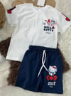 Cg Kids Kuromi Hello Kitty Kız Çocuk Alt Üst Takım Süper Kalite Kumaş Sırt Baskı Detay