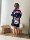 Cg Kids Kuromi Kalp Baskılı Kız Çocuk Şortlu Alt Üst Takım
