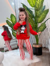 Cg Kids Kuromi Kız Çocuk 3 iplik Alt Üst Takım Süper Kalite Kumaş Waffe Eşofman Altı Kumaş