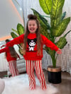 Cg Kids Kuromi Kız Çocuk 3 iplik Alt Üst Takım Süper Kalite Kumaş Waffe Eşofman Altı Kumaş