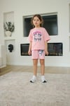Cg Kids Kuromi  Kız Çocuk Alt Üst Takım Süper Kalite Kumaş Sırt Baskı Detay