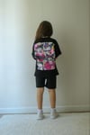 Cg Kids Kuromi Kız Çocuk Tshirt ve şort Alt Üst Takım Süper Kalite Sırt Baskı Detaylı