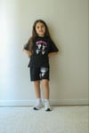 Cg Kids Kuromi Kız Çocuk Tshirt ve şort Alt Üst Takım Süper Kalite Sırt Baskı Detaylı