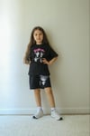 Cg Kids Kuromi Kız Çocuk Tshirt ve şort Alt Üst Takım Süper Kalite Sırt Baskı Detaylı