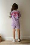 Cg Kids Kuromi Kız Çocuk Tshirt ve şort Alt Üst Takım Süper Kalite