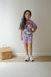 Cg Kids Kuromi Kız Çocuk Tshirt ve şort Alt Üst Takım Süper Kalite