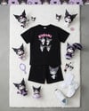 Cg Kids Kuromi Kız Çocuk Tshirt ve şort Alt Üst Takım Süper Kalite Sırt Baskı Detaylı