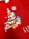 Cg Kids Kuromi Noel temalı 3 iplik şardonlu Alt Üst Takım Süper Kalite Kumaş