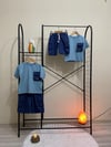 Cg Kids Lacivert Kargo Cep Şort Detaylı Kaliteli Kumaş Erkek Çocuk Alt Üst Takım