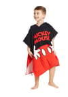 Cg Kids Mickey Desenli  Kapüşonlu Plaj ve Havuz Pançosu
